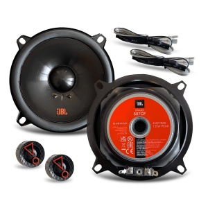 JBL Speaker Car Stage3 507CF - 135 Watt 2-Way Components Set de cutii pentru difuzoare auto de la Harman Kardon - 13cm / 130mm / 5" Difuzor incorporat fara grila si tweeter de 3,25 cm, negru - Img 5
