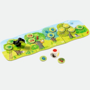 Joc cooperativ HABA Kleiner Obstgarten - pentru 1-4 jucatori, 3 ani, 5-10 minute - Img 5