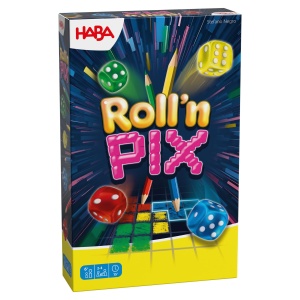 Joc de familie HABA Rolln Pix joc de dexteritate, 4 jucatori, 15 minute