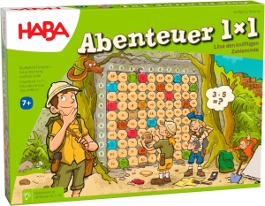 Joc de societate HABA - 303717 - aventura 1x1, educativ, pentru copii peste 7 ani