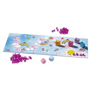 Joc de societate HABA Einhorn Glitzergluck - Culoare roz, pentru 2-4 jucatori, 3 ani - Img 5