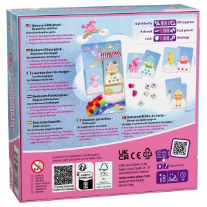 Joc de societate HABA Einhorn Glitzergluck, pentru 2-4 copii, abilitati numerice, 4 ani - Img 7