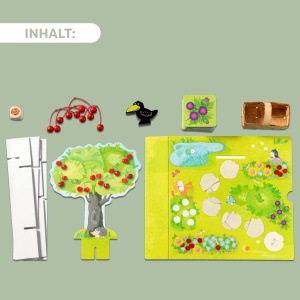 Joc de societate HABA Obstgartchen 3D-Kirschbaum, pentru 2-4 jucatori, ab 3 ani - Img 4