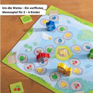 Joc de societate HABA Obstgarten 10 jocuri clasice si noi pentru copii de la 3 ani - Img 5
