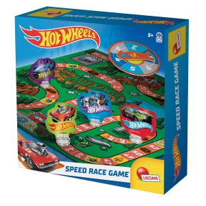 Joc de societate Lisciani - HOT WHEELS Speed Race pentru 2-4 jucatori, pentru copii de la 5 ani