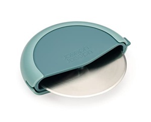 Joseph Joseph Duo Pizzaschneider Rola de taiat pizza cu protectie pentru lama Teal - Img 2