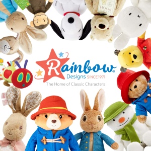Jucarie bebe Disney Winnie The Pooh Rattle 12cm Rainbow Designs plus moale cu zornaitoare - Img 6