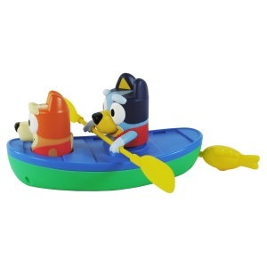 Jucarie de baie Bluey Kanu - Tomy UK, Culoare albastra, Dimensiune universala - Img 2