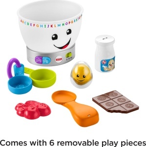 Jucarie de invatare Fisher-Price GJW20, bol de amestecare cu lumini si sunete, 6 luni - Img 5