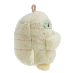 Jucarie de plus Mumie Spoop NICI 5cm - galben si verde, stil Kawaii - Img 3