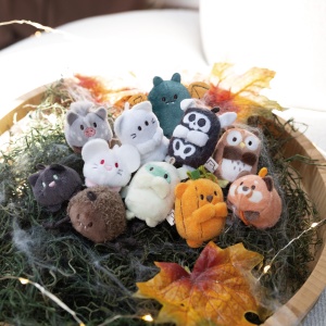 Jucarie de plus Piboo NICI 5cm - Iepuras Skelett, Kawaii, Ideal pentru Cadou - Img 7