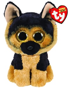 Jucarie de plus TY Spirit Beanie Boos 15 cm Ciobanesc German MaroNegru super moale