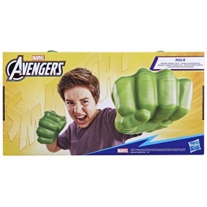 Jucarie de rol Marvel Avengers Hulk cu manusi verzi din spuma - Img 10