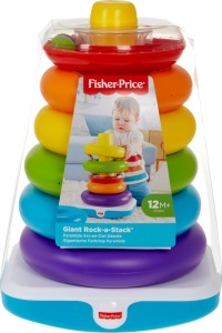 Jucarie de Stivuire Fisher-Price GJW15, 38 cm, 6 Ringi Colorati - Img 6