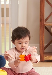 Jucarie educativa Fisher-Price FFC84, Sortier cu 10 cuburi colorate, Abilitati motorii, de la 6 luni - Img 7