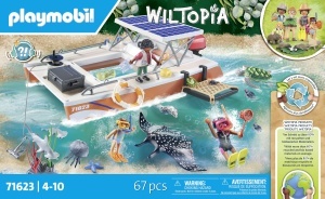 Jucarie educativa PLAYMOBIL Wiltopia 71623, platforma recif de corali, 67 piese - Img 4
