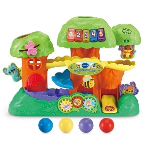 Jucarie educativa VTech Baby Kugelbahn-Baumhaus, 4 bile, culori vibrante - Img 2