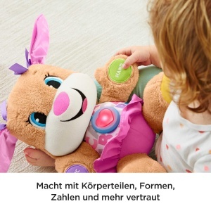 Jucarie interactiva cu muzica Fisher-Price Hundefreundin, 3 niveluri, pentru copii 6 - Img 5