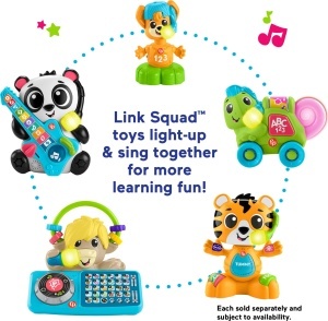 Jucarie interactiva Fisher-Price Sync Squad Yack, muzica si lumini, 9 luni - Img 5