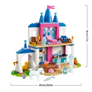 Jucarie LEGO Disney Princess Palatul Cinderellei cu Mini Pupa si 4 Figurine - Img 8