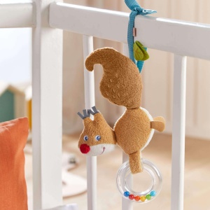 Jucarie pentru bebelusi HABA Hangefigur Waldfreunde cu sunete si texturi 23 cm - Img 2
