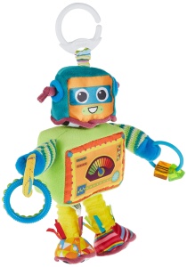 Jucarie pentru bebelusi Lamaze Rusty Robot LC27089 clip-on stimulare senzoriala - Img 2