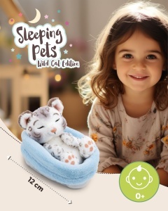 Jucarie Plush NICI Leopard de Zapada 12cm Alb, Ideal pentru Copii si Adulti - Img 2