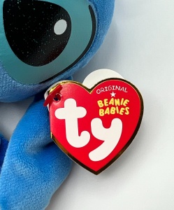Jucarie Plush Ty Stitch Beanie de 15cm, Cuddly, pentru copii - Img 4