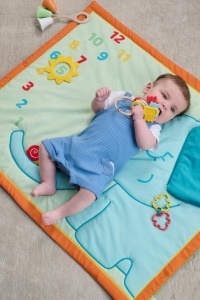 Jucarie Tactila Chicco Eco Chei Colorate, din Plastic Recycled, 3-18 Luni - Img 2