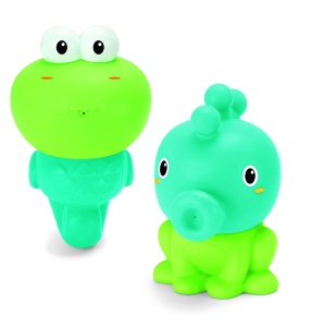 Jucarii de Baie Infantino Sensory, Set 4 Piese, Multicolor - Img 3
