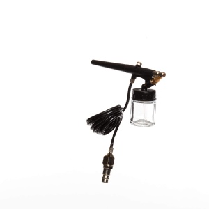Kit Airbrush Michelin, Pistol de Vopsit cu 2 Rezervoare, Presiune Maxima 1-2 Bar, Negru - Img 4