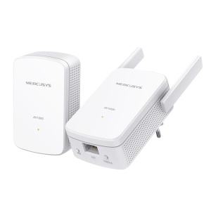 Kit Powerline WLAN Mercusys MP510, 1000 Mbits, 300 Mbits WLAN, Plug Play