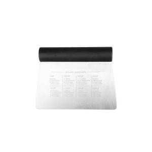 KitchenAid Schaber Razatoare si Cutter din Otel Inoxidabil Maner Antialunecare Negru - Img 6