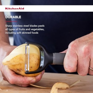 KitchenAid Soft Grip Y-Peeler - Gri Carbune - Img 4