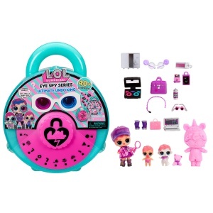 L.O.L. Surprise Eye Spy Series - Unboxing cu 3 papusi exclusive, design in forma de lacat