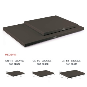 Lacor 60480 Tacos Antiderapante Negru 325x265cm Polietilen Antibacterian - Img 3