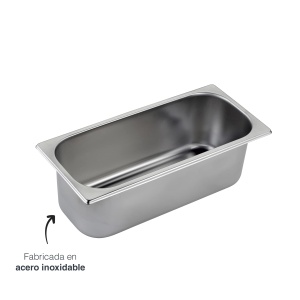 Lacor 66172 Recipient pentru inghetata otel inoxidabil 1810 360x165x120 mm design compact si empilabil - Img 3