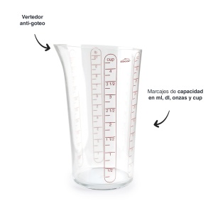 Lacor 67071 Cana Gradata 1L BPA-Free Plastic Marcaje Multiple - Img 5