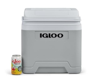 Lada frigorifica electrica IGLOO IE24 ACDC 24L gri alimentare 12V230V - Img 2