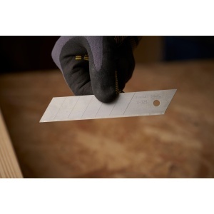 Lama de taiere Stanley 25mm, 20 bucati, din otel carbon, pentru cutter - Img 4