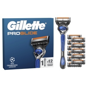 Lame de ras Gillette Fusion5 ProGlide UEFA Champions League 12 rezerve maner