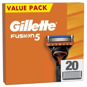 Lame de ras Gillette Fusion5 set 20 rezerve cu 5 lame ascutite si trimmer de precizie