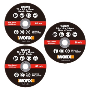 Lame de taiere metalice WORX WA6076.3, 76 mm, compatibile WX801 - Img 2