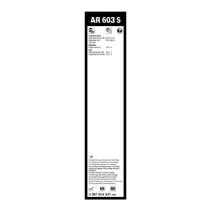 Lame Wiper Bosch Aerotwin Retrofit AR603S, 600mm si 500mm, compatibile cu Land Rover si Mitsubishi - Img 3