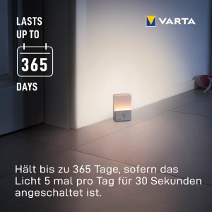 Lampa cu senzor de miscare VARTA, set 2 bucati, LED, 17 Lumen, alimentare baterii - Img 5