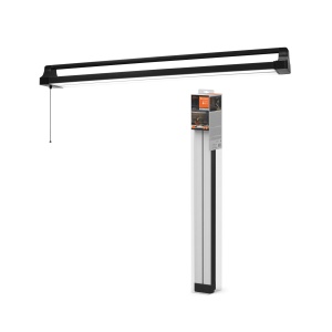 Lampa de birou LEDVANCE OFFICE LINE, 42 W, 4000 lm, neagra, cu corp de iluminat rotativ