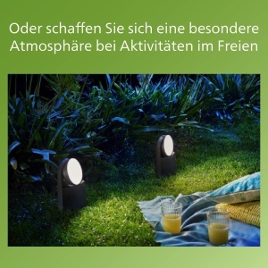 Lampa de exterior Philips Mimosa LED 7W panou reglabil lumina rece 4000K IP44 antracit - Img 4