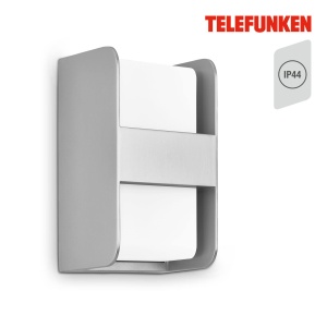 Lampa de exterior TELEFUNKEN 321004TF, E27, 12W, Argintie-Alba - Img 2