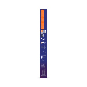 Lampa de podea LEDVANCE Smart Wifi Cornerslim, 800 cm, RGB, Alb - Img 9