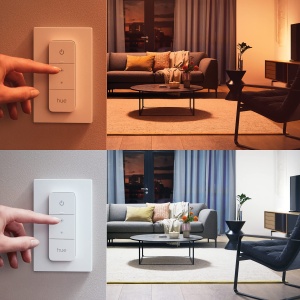 Lampa de tavan Philips Hue Still, 2350lm, dimabila, neagra - Img 7